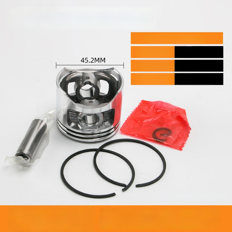 Kyushu garden benzininio grandininio pjūklo cilindrų rinkinys (52/58) – stūmoklio žiedas, cilindras, cilindro blokas, surinkimas, priedai