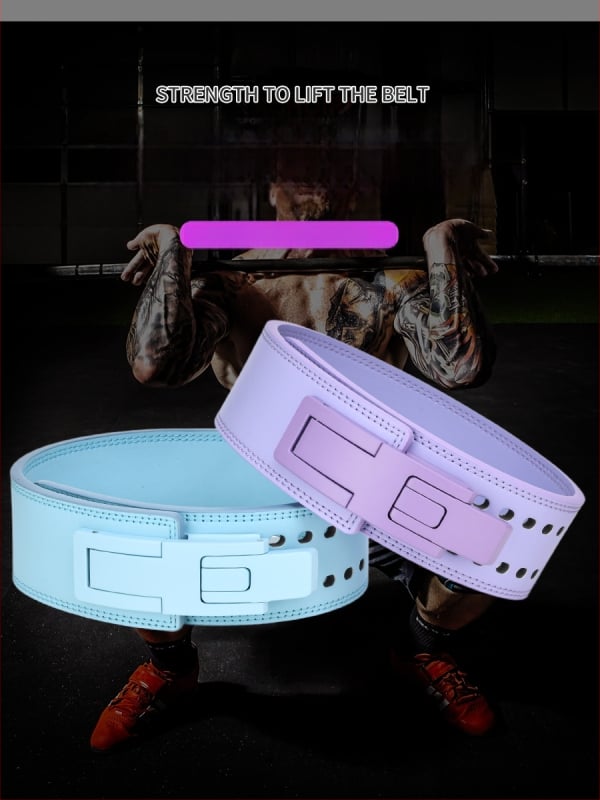 Talje kaitse vöö fitnessi jaoks svirtsu mehhanismiga — mikrokiudmaterjal, täiskasvanud, sobib sportlike treeningutele