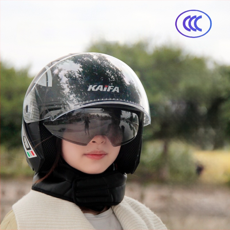 Elektrinio automobilio šalmas, ABS, 3/4 stiliaus, 3C sertifikatas, universalus visiems metų laikams