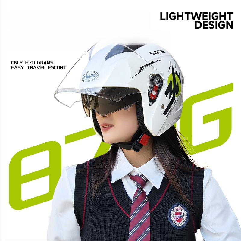 3C sertifikuota ABS 3/4 šalmas žiemai, skirta naudoti su elektriniais motociklais