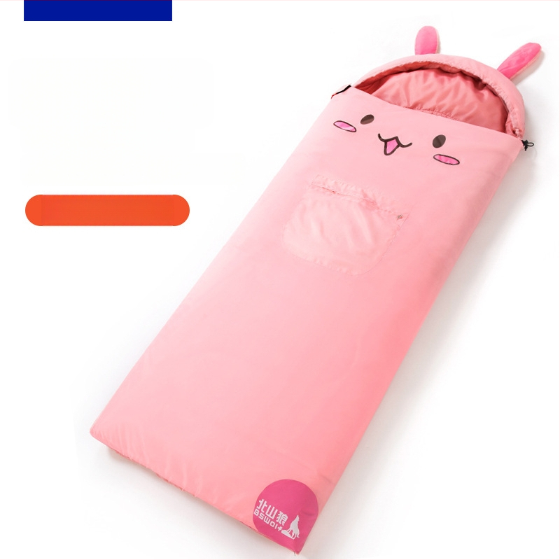 Vaikų kempingo miegmaišis – kišeninio tipo, poliesterio užpildas, pamušalas ir audinys, svoris 850 g, vaikams