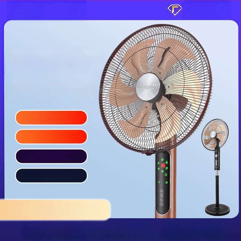 Pastatomas ventiliatorius su 6 mentelėmis, Type 70 modelis, 60W, 220V, mechaninis nuotolinio valdymas