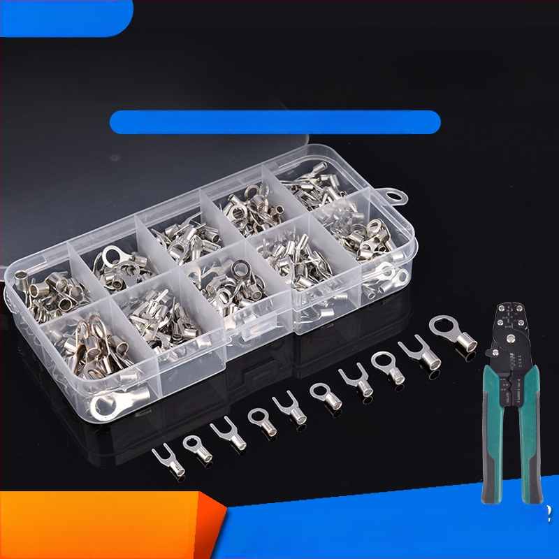 Aukstā presēšanas termināļu komplekts OT/UT, apaļas dakšu formas, 320 gb, ZJBOSAI