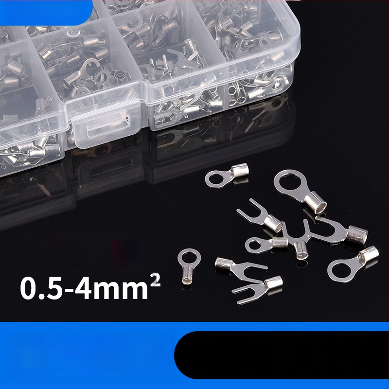 Aukstā presēšanas termināļu komplekts OT/UT, apaļas dakšu formas, 320 gb, ZJBOSAI