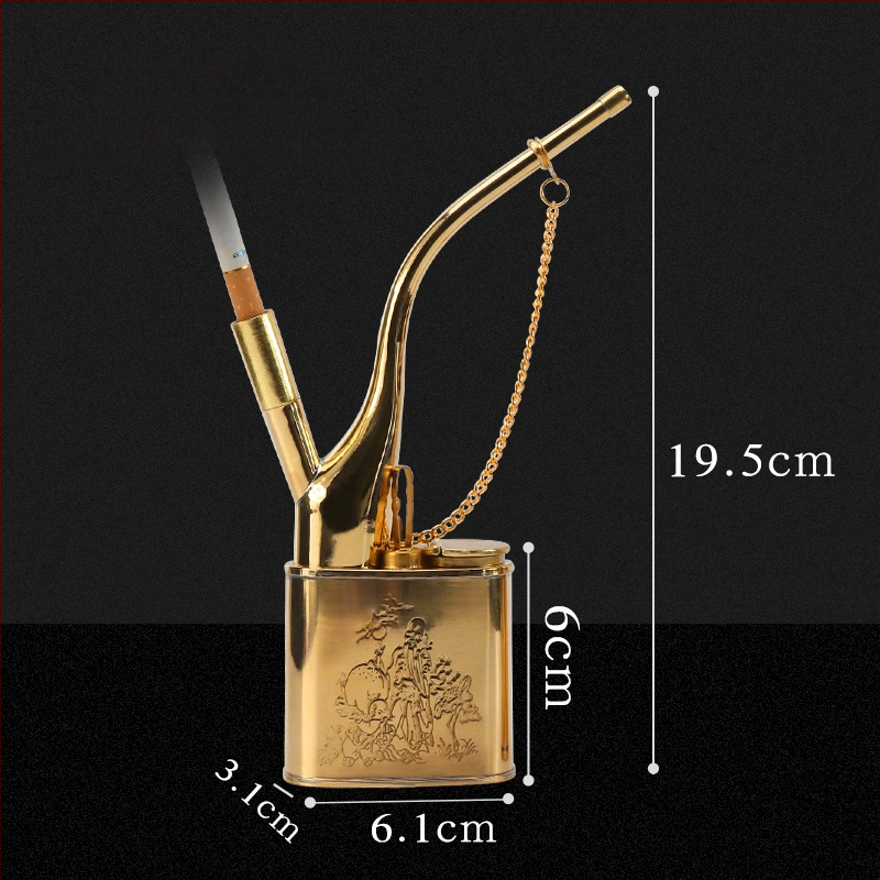 Ūdens pīpe Forten, vara korpuss, dubultās izmantošanas, jaunais ķīniešu stils (Zīmols: Forten • Materiāls: Vara • Stils: Jaunais ķīniešu stils • Funkcija: Dubultā izmantošana)