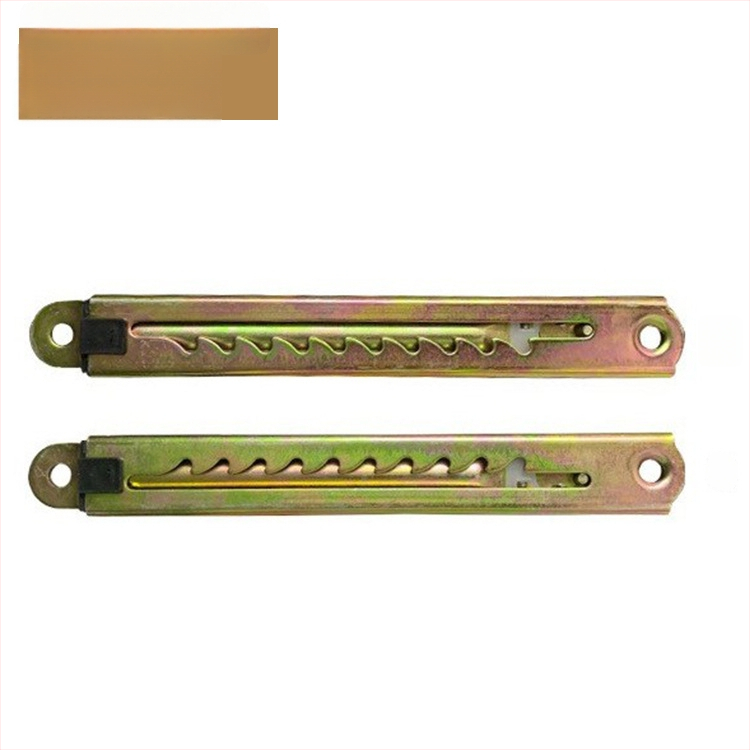 Teleszkópos magasságállító húzórúd orvosi ágyakhoz és rajztáblákhoz, vasból, sajtolással és elektroplattolással