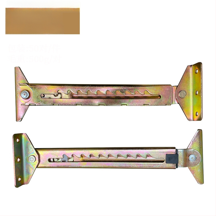 Teleszkópos magasságállító húzórúd orvosi ágyakhoz és rajztáblákhoz, vasból, sajtolással és elektroplattolással