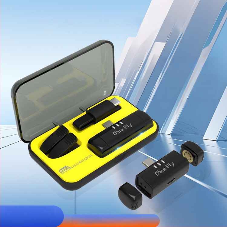 Lavalier-mikrofon D602 sisseehitatud akuga 300–500 mAh, sagedusvahemik 30 Hz–15 kHz, SNR alla 60 dB, akutööaeg 1–3 tundi, otseülekandeks ja toodete filmimiseks