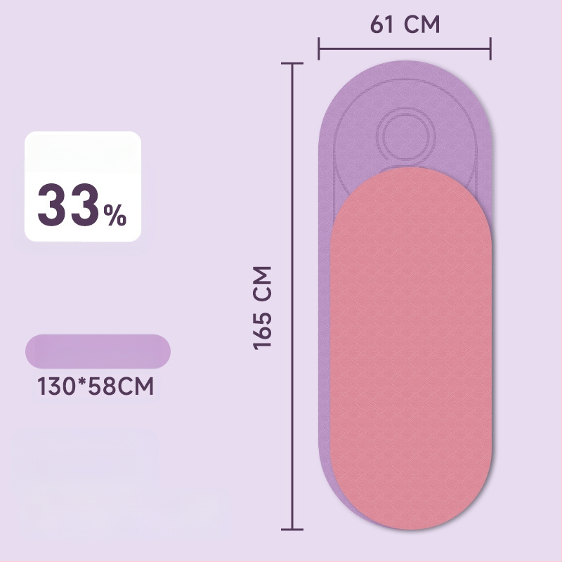 Jogos kilimėlis – TPE, 8 mm storis, 620 g, keli dydžiai, pritaikymas galimas
