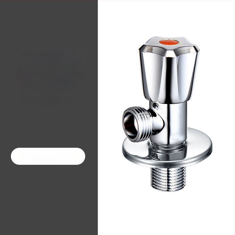 Roostevabast terasest nurga ventiil, sisseehitatud paigaldus, tööpinge 1,0 MPa, 1/2-tollised ühendused, universaalne külm- ja kuumale veele