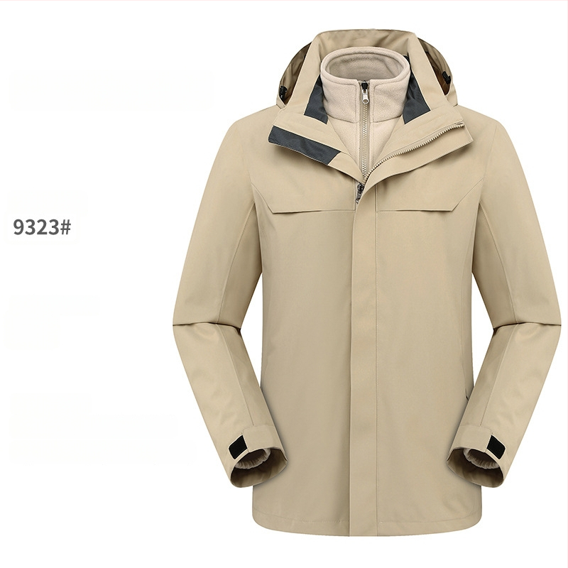 Išorinis drabužis: 3-1 žiemos vandeniui atspari striukė su fliso įdėklu ir gobtuvu, unisex (žiema, vandeniui atsparus, fliso įdėklas, gobtuvas)