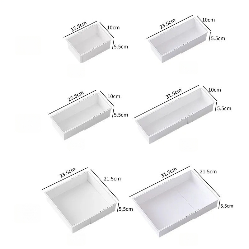 Telescopiline sahtlorganisaator – PP, jaapani stiil, laua peal paigaldus, 1 kiht, suur maht, sobib köögile, töölauale ja vannituppa