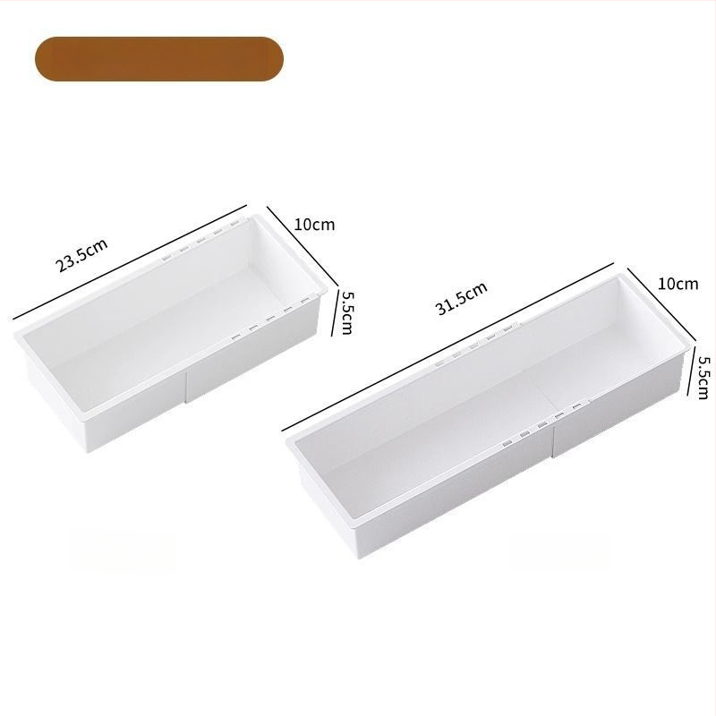 Telescopiline sahtlorganisaator – PP, jaapani stiil, laua peal paigaldus, 1 kiht, suur maht, sobib köögile, töölauale ja vannituppa