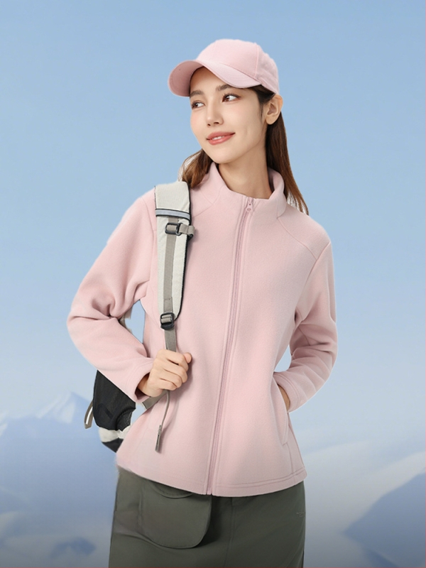 Fleece džemperio kardiganas be gobtuvo, vidinė fliso apdaila, tinkamas žiemai ir rudeniui