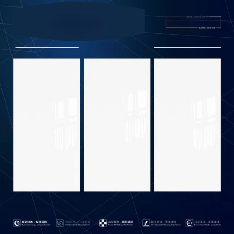 Sienų plytelės, blizgi paviršius, švelnus šviesos efektas, vonios kambariui, vandens įsigeriamumas ≤0.5%