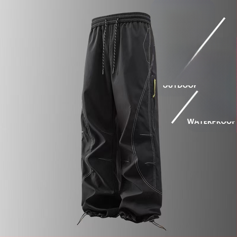 Ūdensizturīgas vieglas pārgājienu bikses ar vidukļa jostu, elpojošs poliesteru audums, piemērotas četrām sezonām