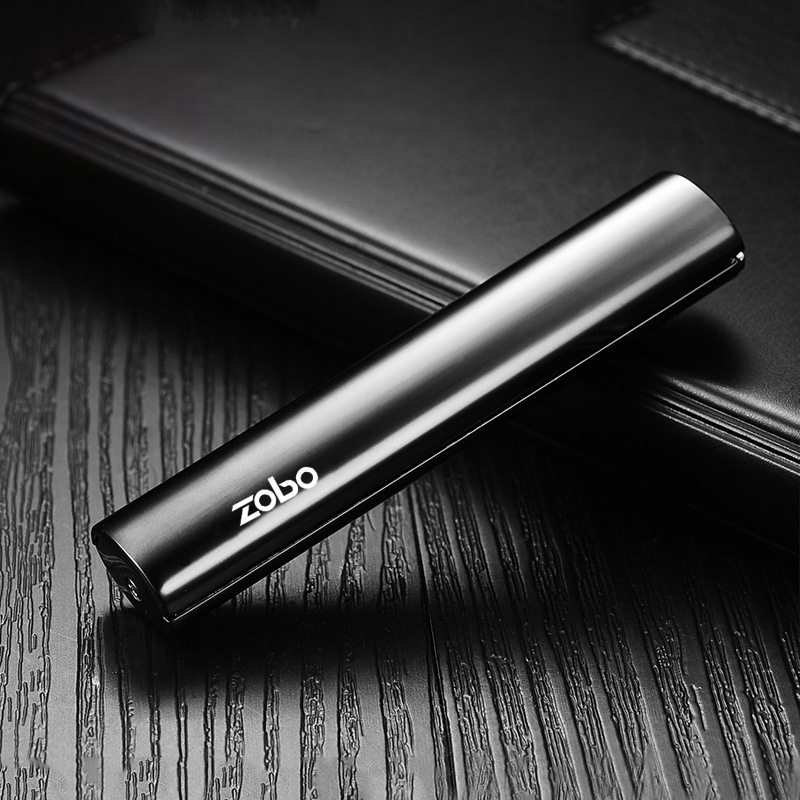 ZOBO USB uzlādes metāla zapālētājs – pretvēja, universālā dāvana, mūsdienīgs minimālisks dizains
