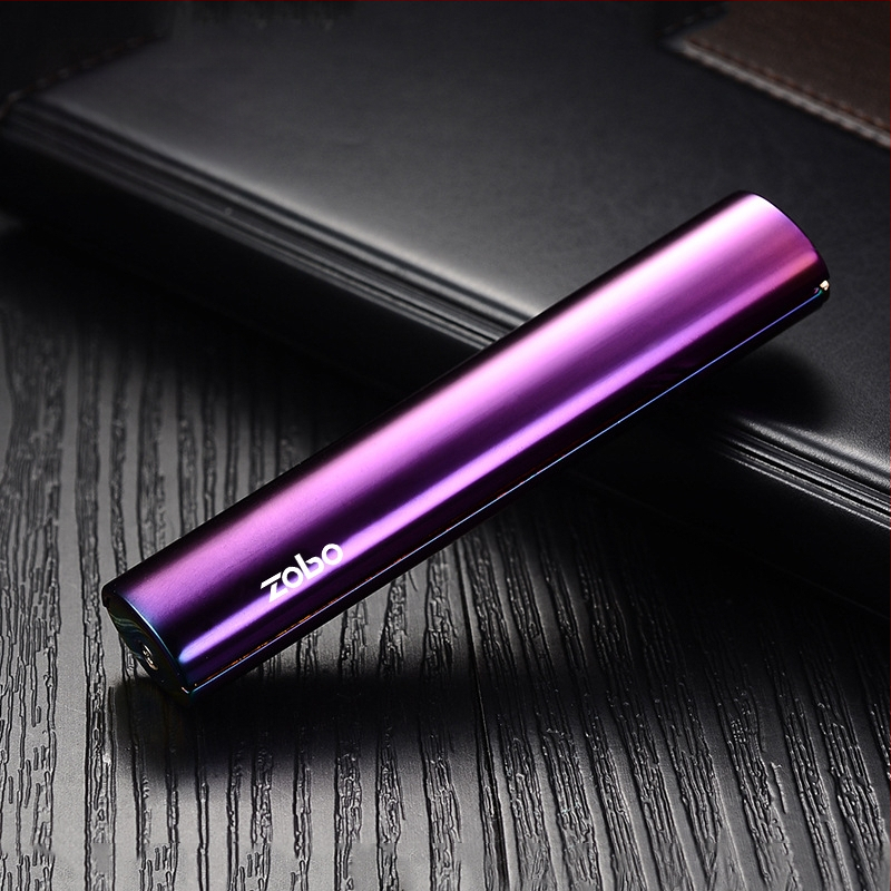 ZOBO USB uzlādes metāla zapālētājs – pretvēja, universālā dāvana, mūsdienīgs minimālisks dizains