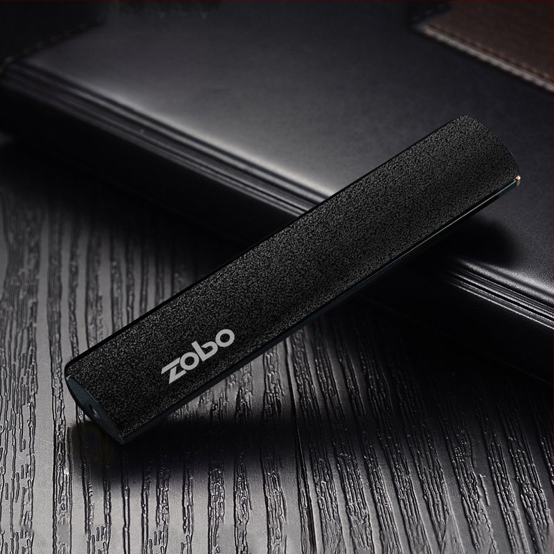 ZOBO USB uzlādes metāla zapālētājs – pretvēja, universālā dāvana, mūsdienīgs minimālisks dizains