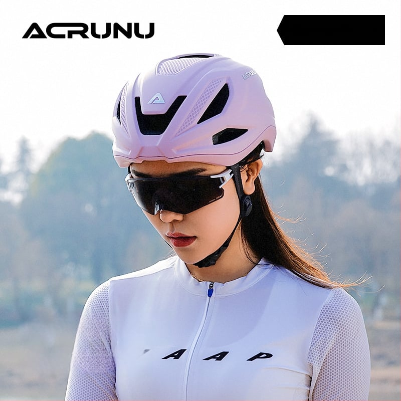 ACRUNU velosipēdu ķivere, integrēts viengabala dizains, plašs 3D regulējums, PC čaura + EPS putas, Universāla, 310 g