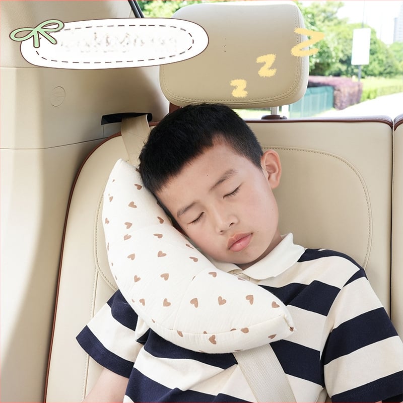 Auto turvavöö õla pad – animatsioonistiilis kujundus, puuvillane gauze kangas, 400 g, Nabao Road, kohandamine saadaval