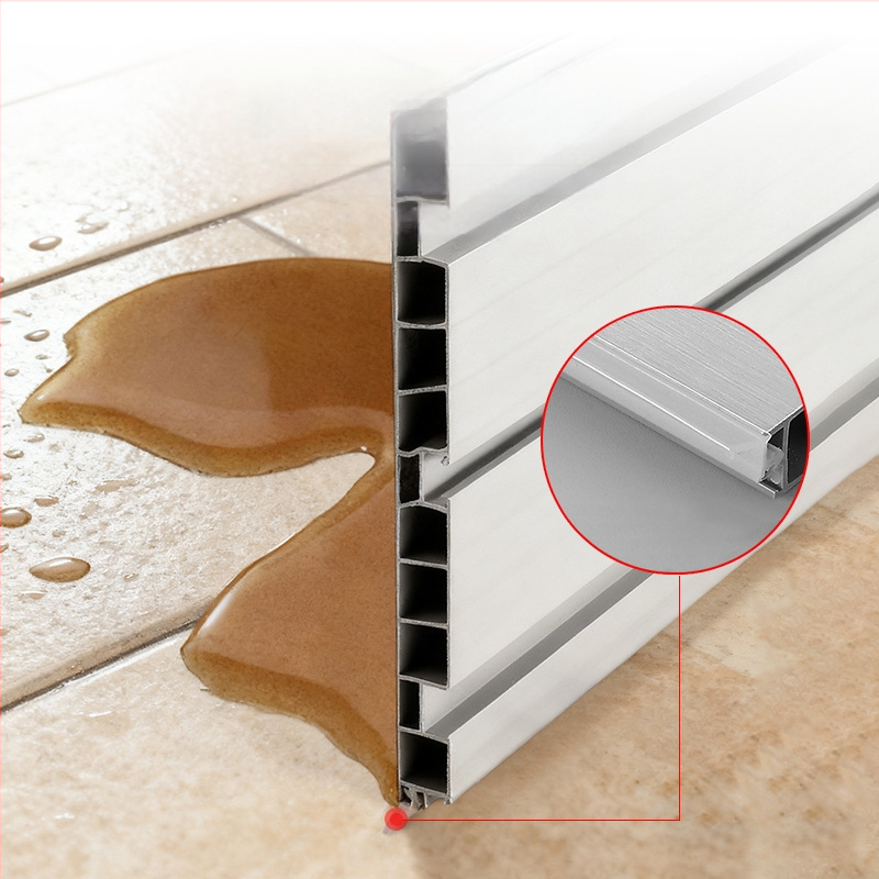 Aliuminio lydinio Kick Plate virtuvės spintelėms, plokščias šiuolaikinis minimalistinis stilius, modelis Kick Plate, prekės numeris 161, prekės ženklas bls/Baodisi