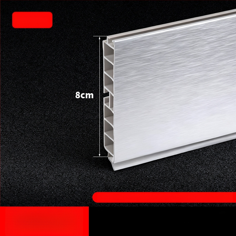 Aliuminio lydinio Kick Plate virtuvės spintelėms, plokščias šiuolaikinis minimalistinis stilius, modelis Kick Plate, prekės numeris 161, prekės ženklas bls/Baodisi