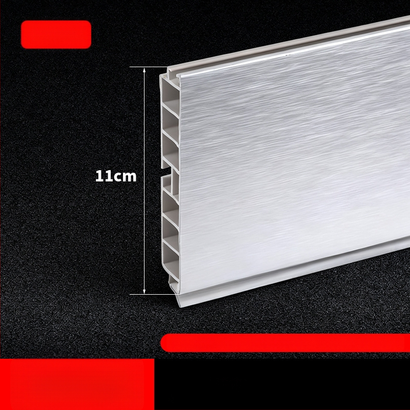 Aliuminio lydinio Kick Plate virtuvės spintelėms, plokščias šiuolaikinis minimalistinis stilius, modelis Kick Plate, prekės numeris 161, prekės ženklas bls/Baodisi