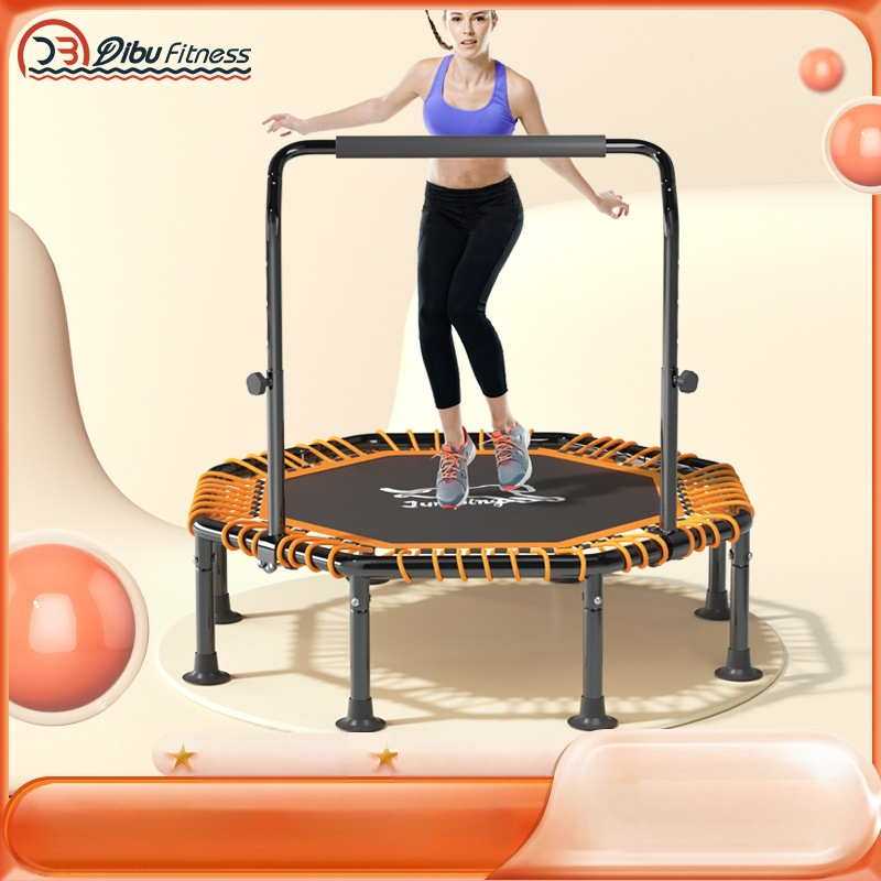 Dibu Trampolīna — PP materiāls, Iekštelpu lietošanai, universāla pieaugušajiem, piemērota skriešanai, fitnesam un dejām