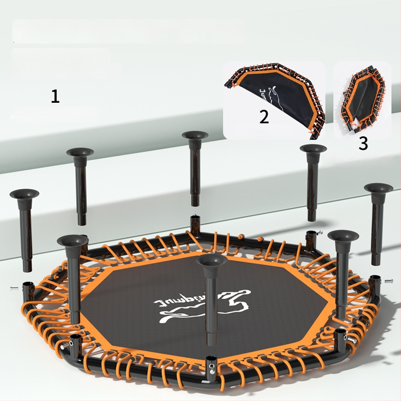 Dibu Trampolīna — PP materiāls, Iekštelpu lietošanai, universāla pieaugušajiem, piemērota skriešanai, fitnesam un dejām
