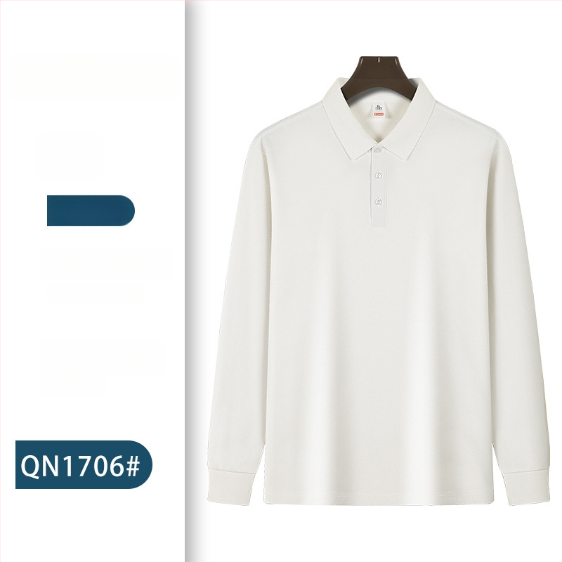 Pikkade varrukatega polo särk töörõivaste jaoks logoga – sügisel meeskonna vorm