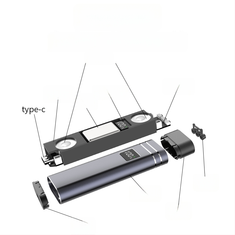Guļvankulis ar kaulu vadīšanas tehnoloģiju un Bluetooth skaļruni, Bluetooth 5.2, frekvenču diapazons 100Hz-20kHz, SNR ≥85dB, 2 skaļruņi, iebūvētā baterija