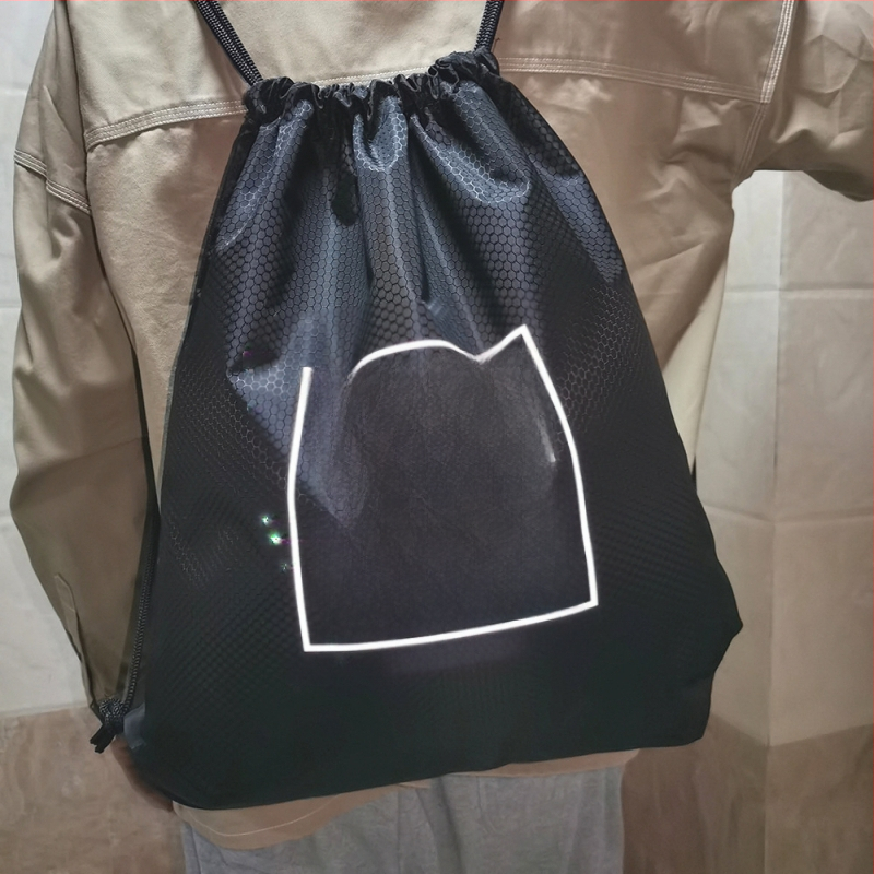 Zongheng raištelinė kuprinė sportui ir jogai, atspari vandeniui su apačios ir šoninėmis kišenėmis, dvigubos pečių petnešos vyrams ir moterims