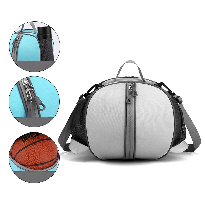 Krepšinio maišas su vienu/dviem pečių dirželiais, treniruočių sportinė kuprinė, Oxford audinys, spausdintas logotipas, Weika prekė, tinkama krepšiniui, futbolui ir tinkliniui