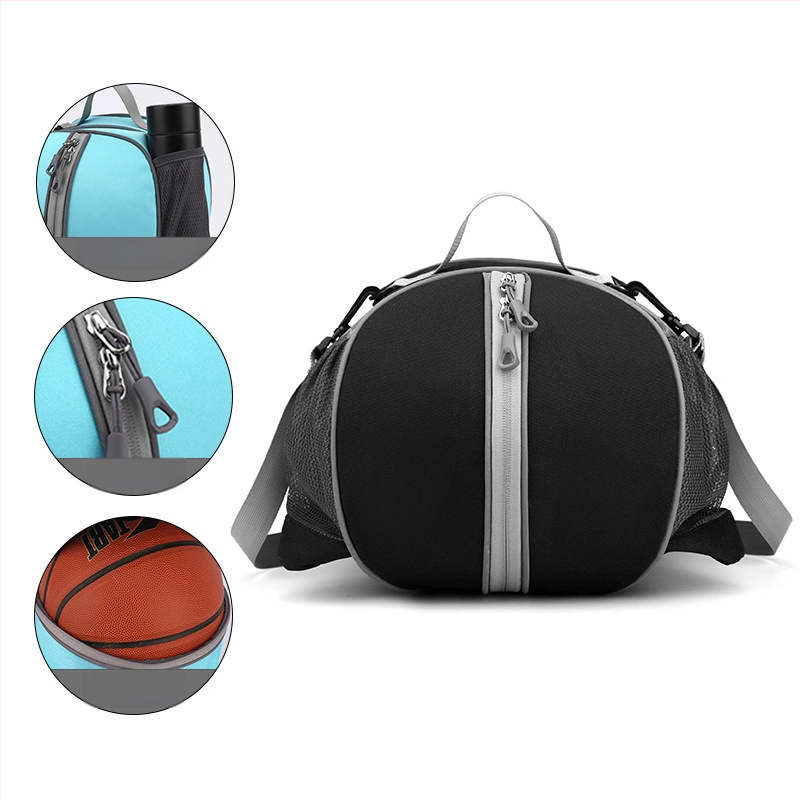 Krepšinio maišas su vienu/dviem pečių dirželiais, treniruočių sportinė kuprinė, Oxford audinys, spausdintas logotipas, Weika prekė, tinkama krepšiniui, futbolui ir tinkliniui