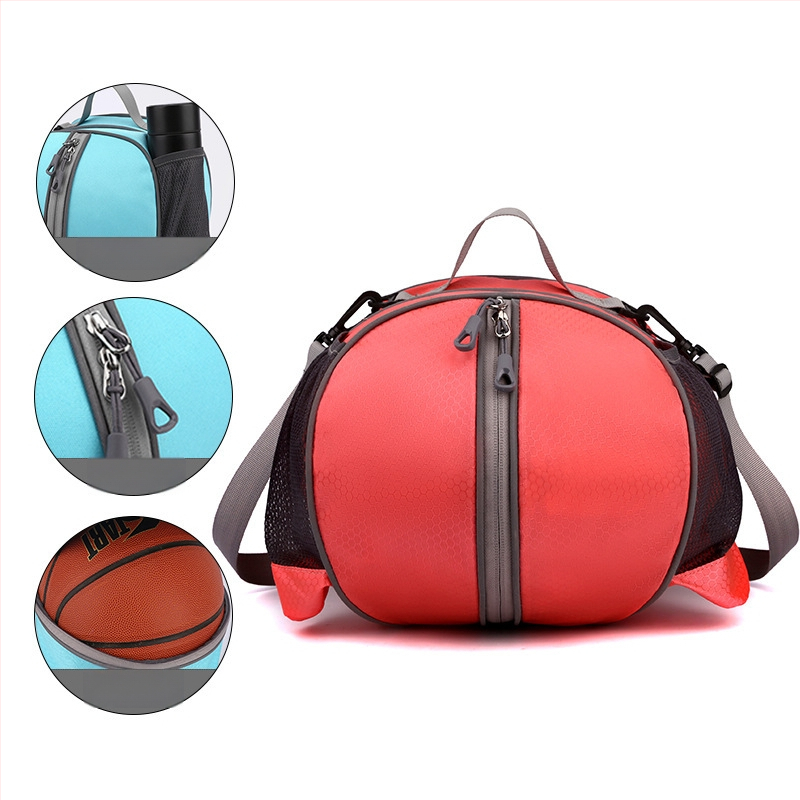 Krepšinio maišas su vienu/dviem pečių dirželiais, treniruočių sportinė kuprinė, Oxford audinys, spausdintas logotipas, Weika prekė, tinkama krepšiniui, futbolui ir tinkliniui