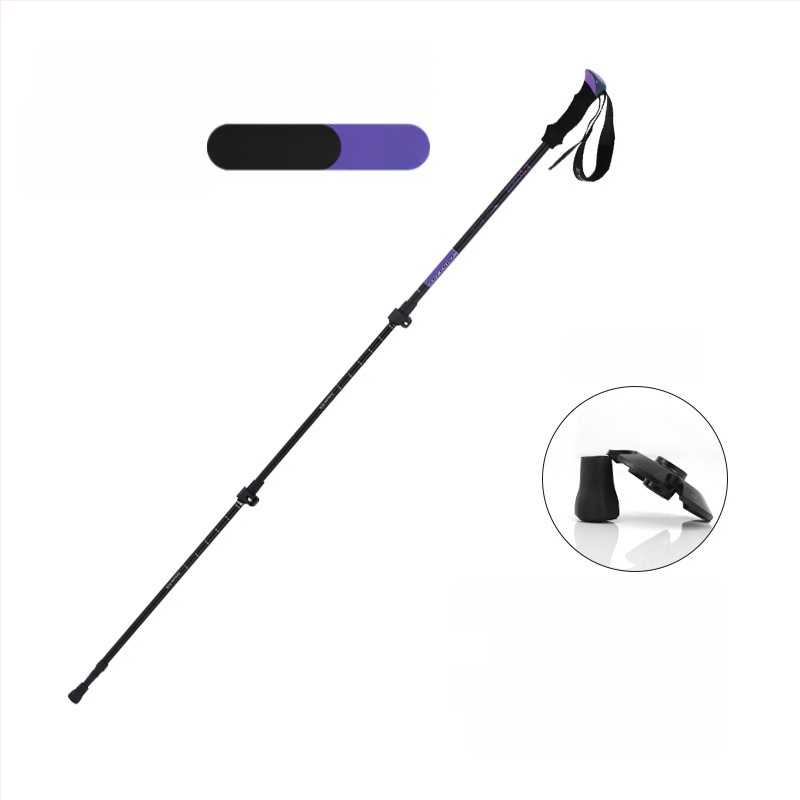 Žygio lazda Hike Mount 8009 – ultralengvas aliuminio lydinys, išorinis užraktas mechanizmas, svoris 270 g