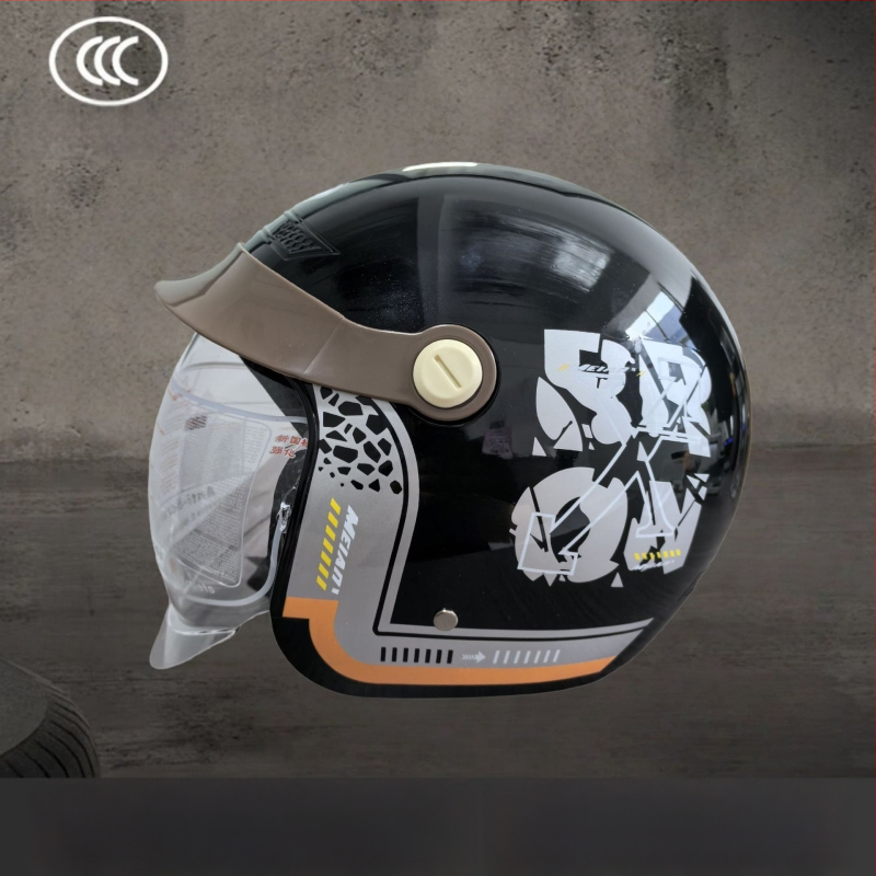 3/4 galvas aizsargs elektrotransportam – ABS, Mei'an MA009, universāls