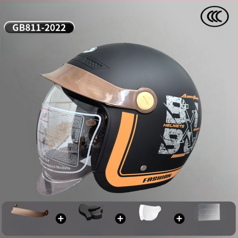 3/4 galvas aizsargs elektrotransportam – ABS, Mei'an MA009, universāls