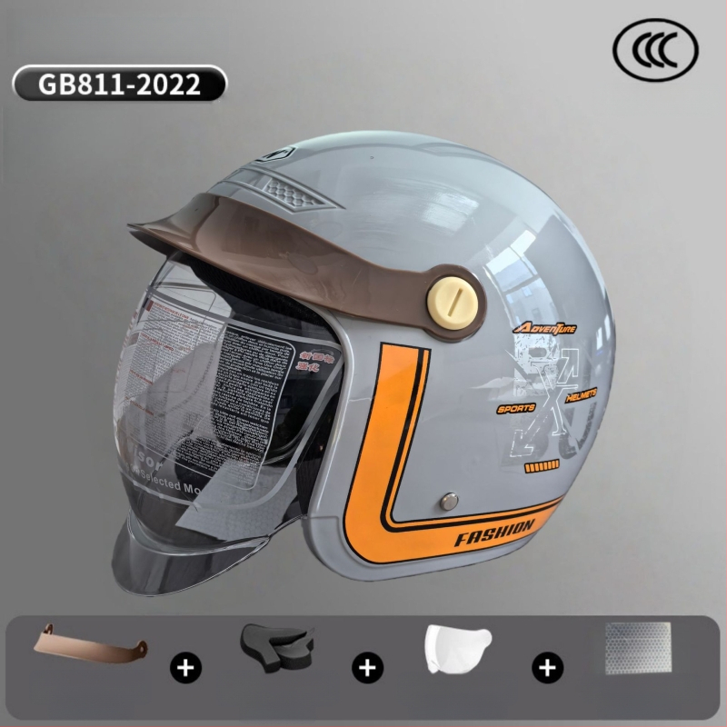 3/4 galvas aizsargs elektrotransportam – ABS, Mei'an MA009, universāls