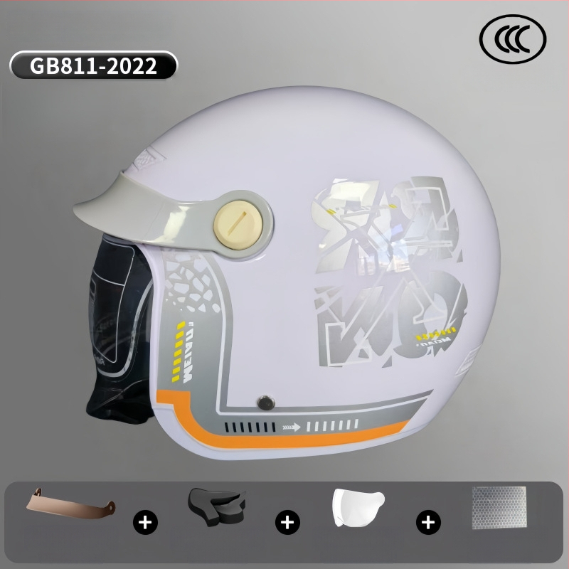 3/4 galvas aizsargs elektrotransportam – ABS, Mei'an MA009, universāls