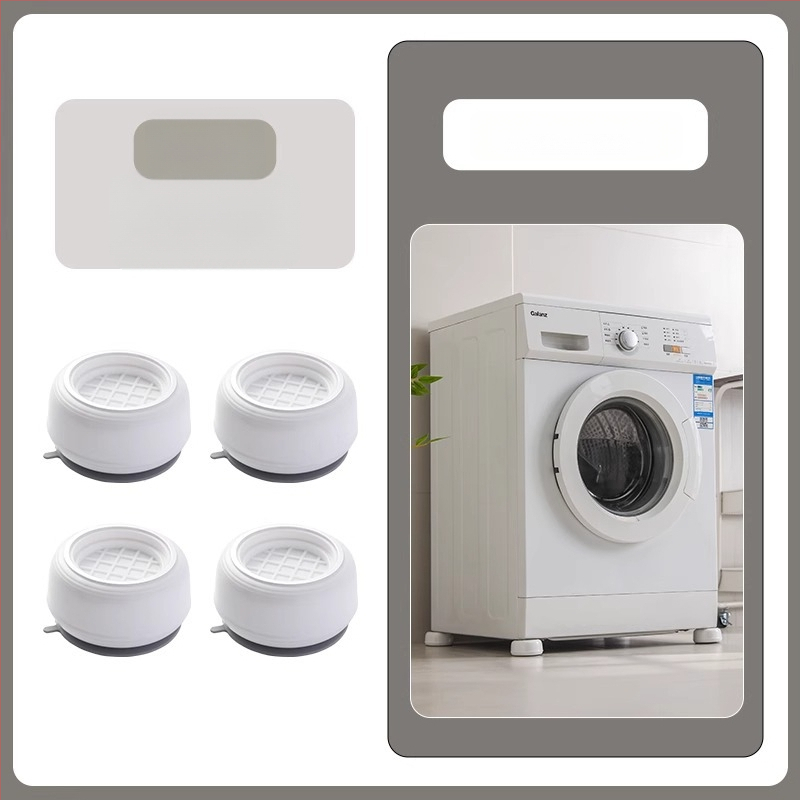 Skalbimo mašinos kojų pagalvėlės ir pagrindas | Universalus fiksuotas stovas laikiklis ir būgno pagalvėlė | Medžiaga: Plastikas; Neslystantis; Judantis; Be montavimo