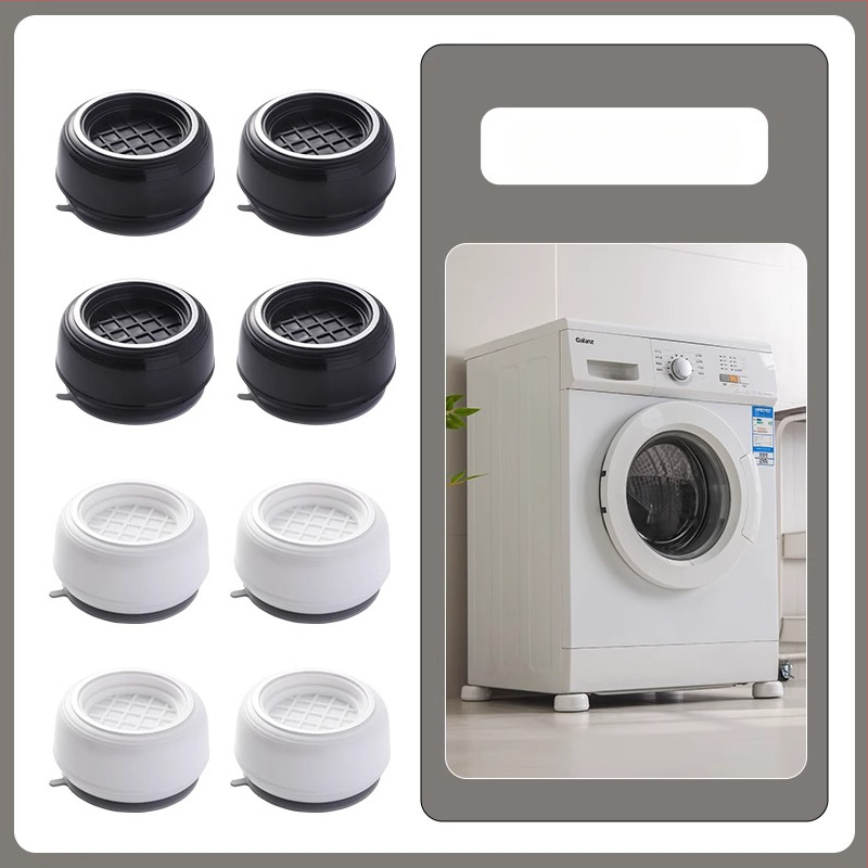 Skalbimo mašinos kojų pagalvėlės ir pagrindas | Universalus fiksuotas stovas laikiklis ir būgno pagalvėlė | Medžiaga: Plastikas; Neslystantis; Judantis; Be montavimo