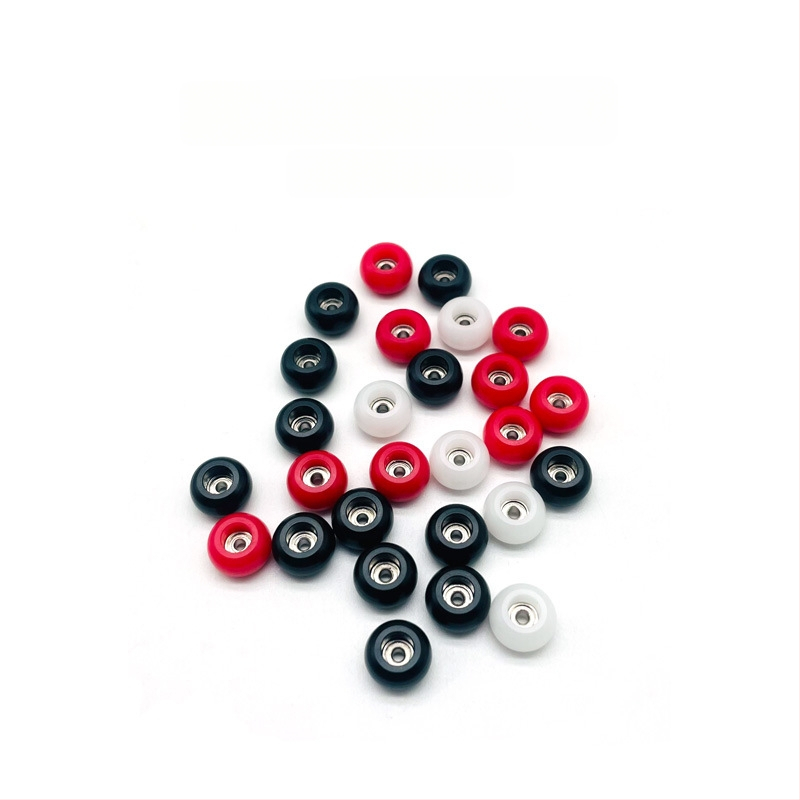 Pirštų skateboard ratukai su rutuliniais guoliais, nerūdijančio plieno guoliai, rankų darbo, profesionalūs