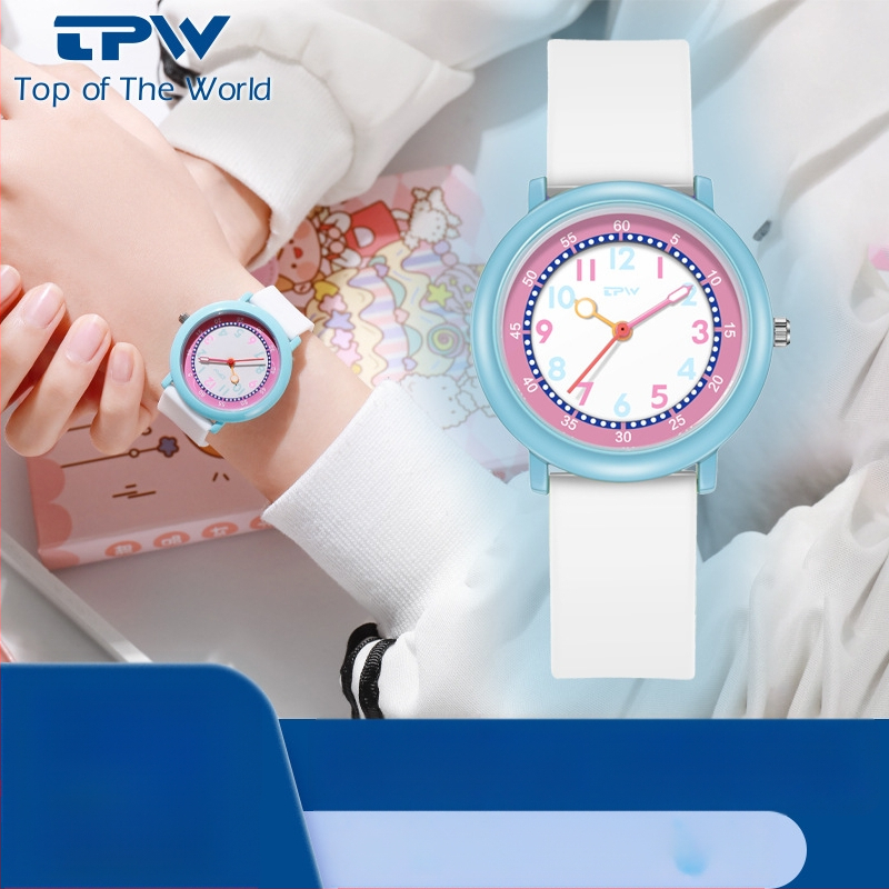 Analog kvarts käekell helgiva dialiga, silikoonrihm, sulamikorpus, sibula kujuline kroon.