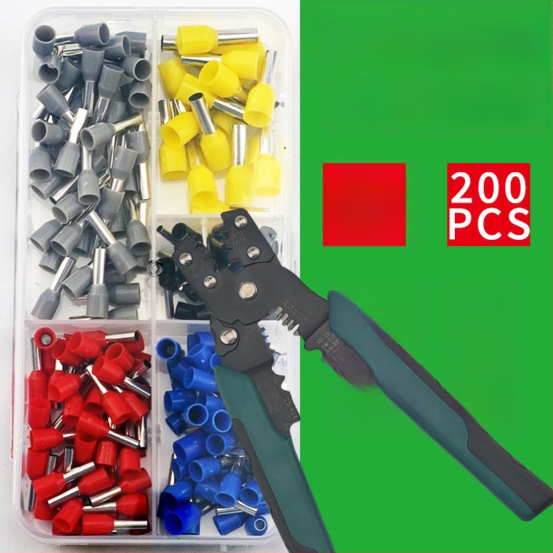 Weilian krimpt terminalas, Europos stiliaus vamzdinio tipo terminalas, iš anksto izoliuotas, dėžutėje pakuotas rinkinys