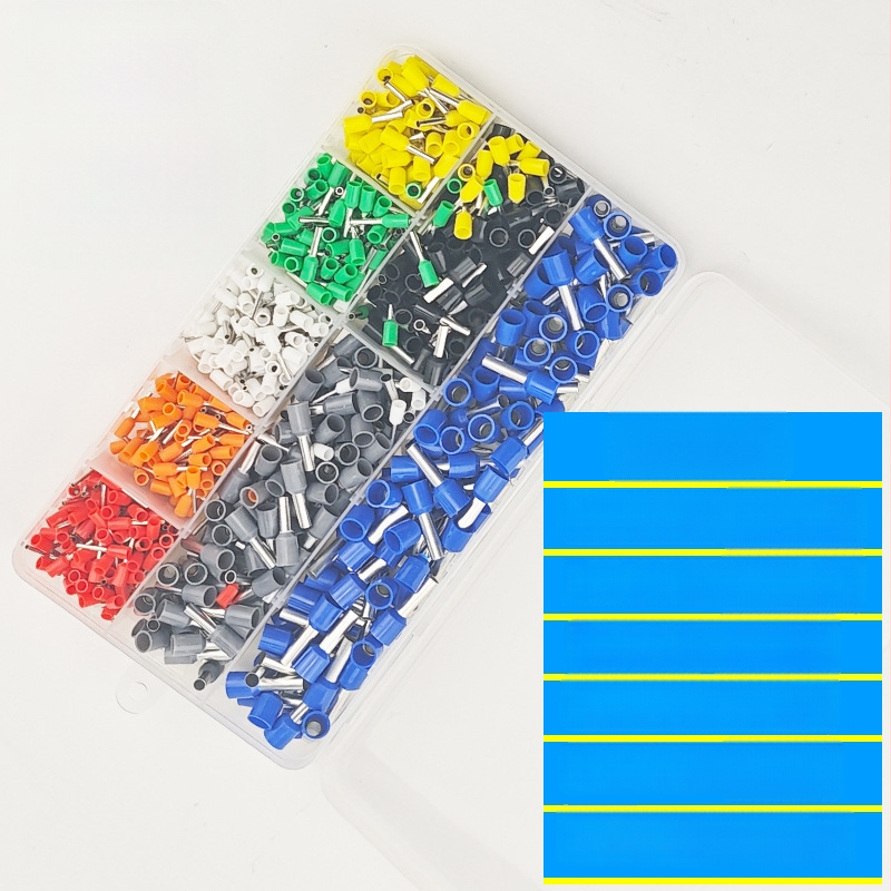 Weilian krimpt terminalas, Europos stiliaus vamzdinio tipo terminalas, iš anksto izoliuotas, dėžutėje pakuotas rinkinys