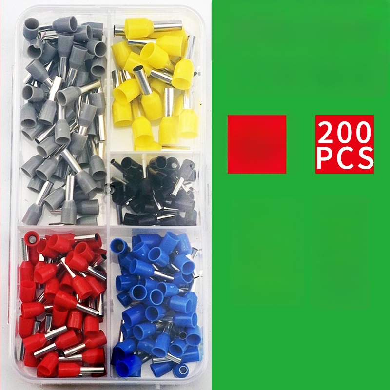 Weilian krimpt terminalas, Europos stiliaus vamzdinio tipo terminalas, iš anksto izoliuotas, dėžutėje pakuotas rinkinys