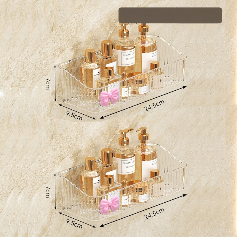 Plastikinis sieninis vonios laikiklis, 1 lygis, modelis -985