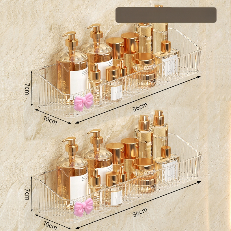 Plastikinis sieninis vonios laikiklis, 1 lygis, modelis -985